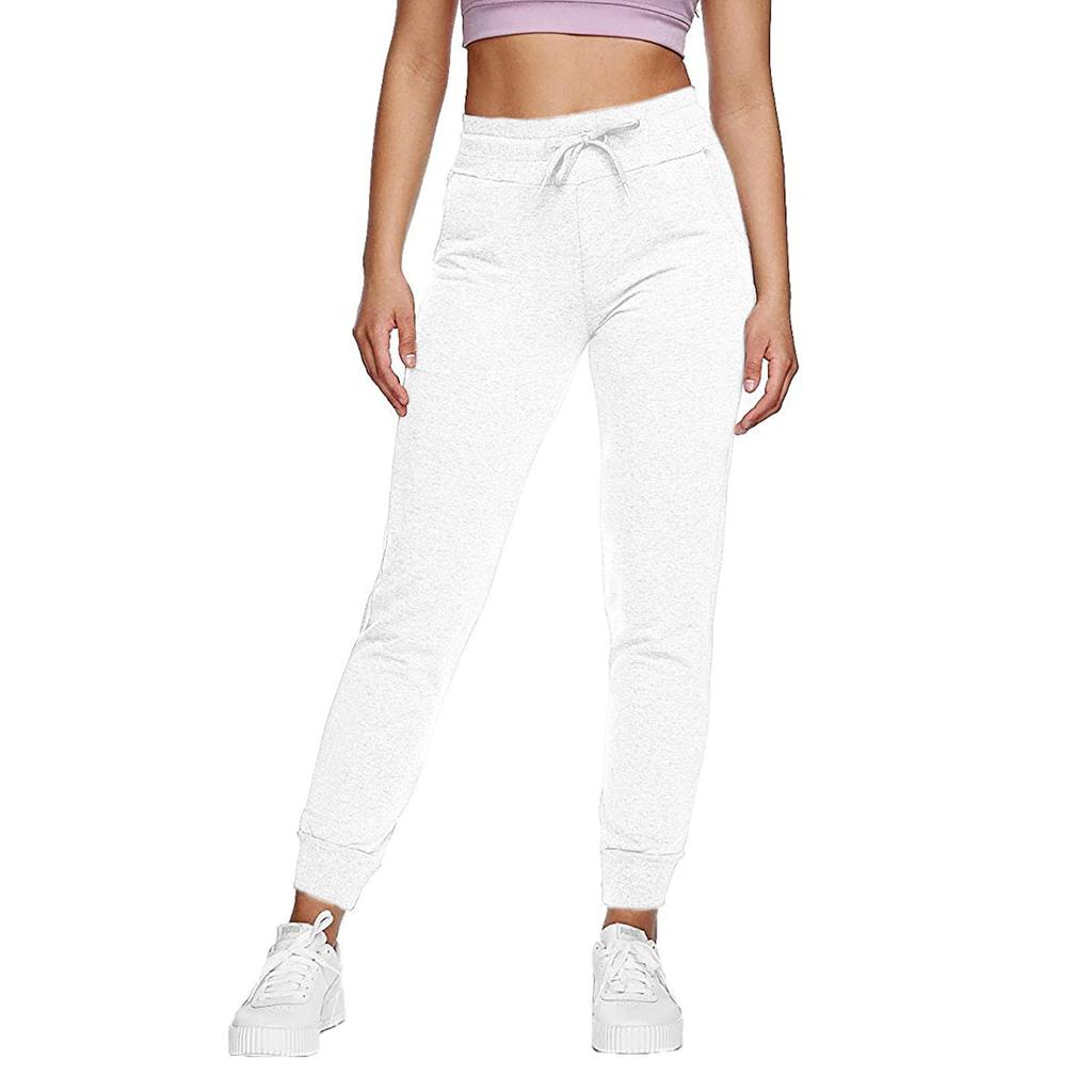 Fashion Womens High Waist Fastening Solid Color Trousers Ladies Leisure Pants