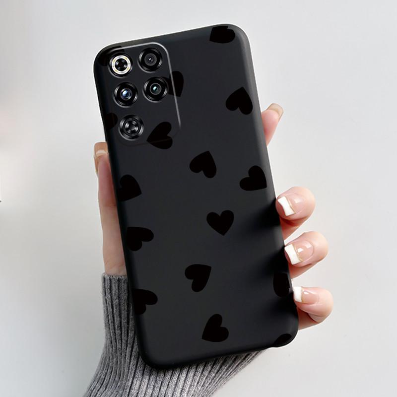 Für ZTE Nubia Red Magic 11 Pro Hülle Niedliches Liebeshase Lustig Schwarz Matt Weiche Silikonhülle Für RedMagic 11 Pro + Plus Handyhülle