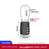 Metal Combination Padlock for Suitcases, Backpacks, Gym Lockers, Doors, and Windows - Zinc Alloy Anti-theft Lock.