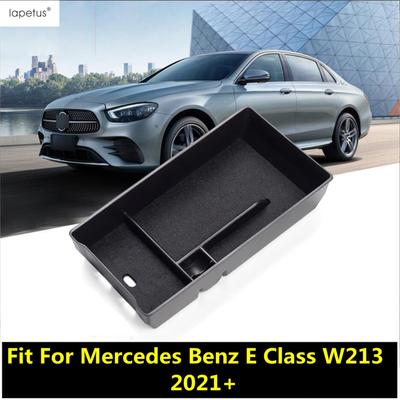 Central Control Armrest Storage Box Container Phone Pallet Holder Tray Accessories For Mercedes Benz E Class W213