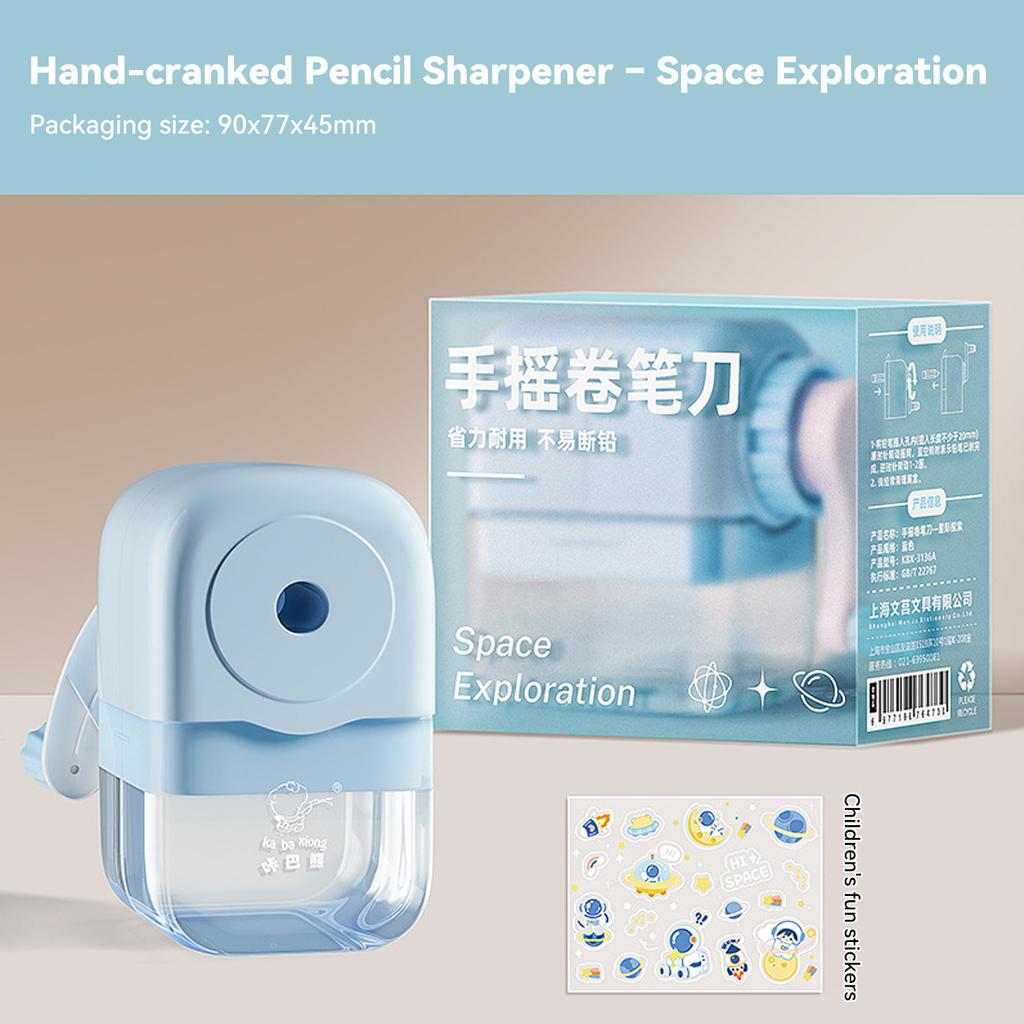 Cute Portable Manual Pencil Sharpener 6-8mm Multi-function Automatic Pencil Sharpener School Student Stationery Supplies
