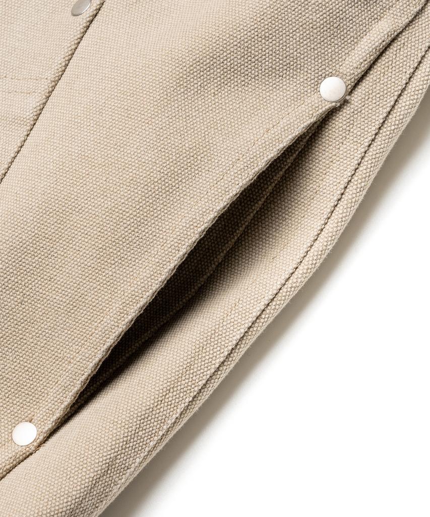 Connect Kinloch Utility Canvas Work Jacket [Beige]