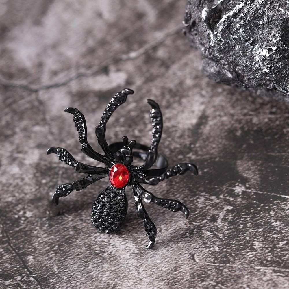 Insects Spider Ring Animal Finger Ring Hip Hop Open Ring  Men