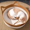Cute Cotton Rope Woven Cat Nest Comfort Washable Universal Cat Bed Handmade Durable Cat Supplies Pet Accessories
