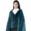Winter Flannel Heated Shawl: Thick Velvet Electric Blanket for Warmth & Cold Protection
