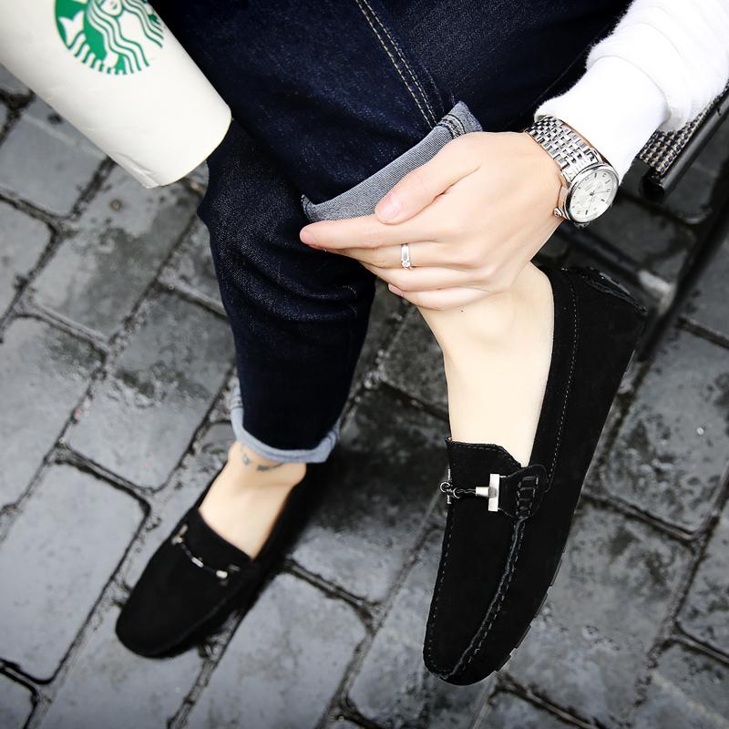 Fashion High Quality Men Summer Shoes Luxury Brand Loafers Men Shoes Casual Suede Slip On Breathable Comfortable Nubuck Moccasins Shoes
