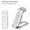 Mini Light Reading Clip Book Light With Timer Rechargeable Clip-on Bookmark Book Light Led Read Light Portable Bedside Desk Lamp
