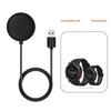 100cm Fast Charging Cord Magnetic USB Power Cable for Color/S6/X1 Smartwatch Lightweight & Portable Design Black