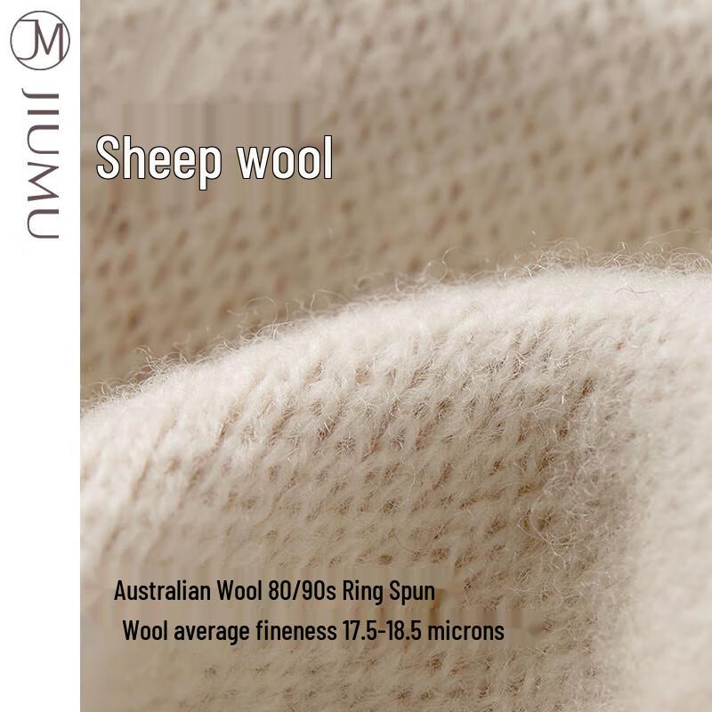 JIUMU Women's Autumn/Winter Thick Pure Wool Scarf WY179