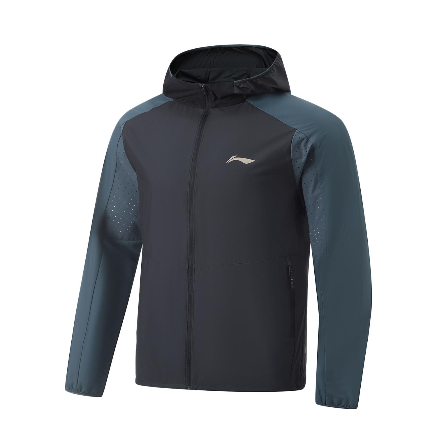 

Li-Ning Running Series Reflective Water-Resistant Hooded Jacket Black Men AFDU489-1 XL