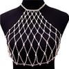 European And American Jewelry Sexy Rhinestone Body Chain Luxury Underwear Set Ins Internet Celebrity Nightclub Fringed Body Jewelry Chain