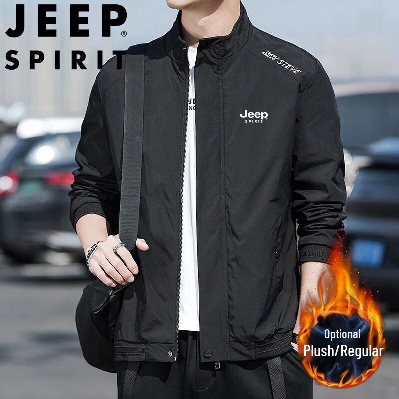 JEEP SPIRIT Men's Autumn/Winter Stand Collar Jacket
