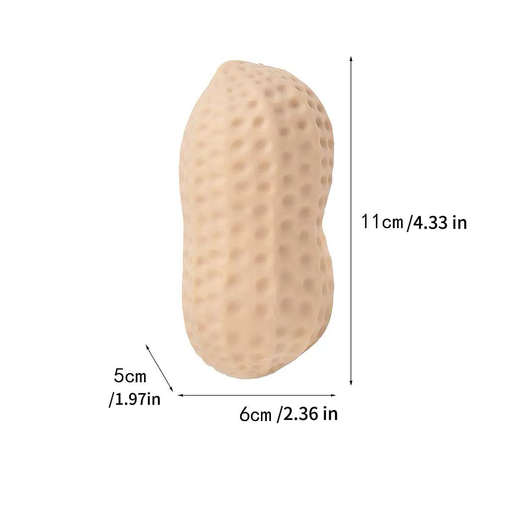 Soft Slow Rebound Peanut Block Squishy Toy,Realistic Food Shaped Decompression Fidget Toy,Stress Relief Anti Anxiety Squeeze Toy