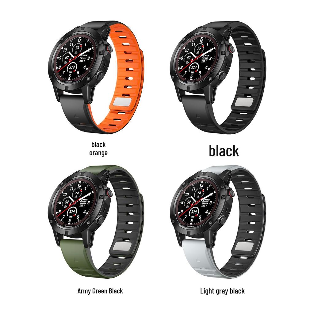 Garmin Szybkozłączny 22/26mm Magnetyczny Silikonowy Oddychający Pasek do Zegarka