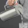 Edelstahl Kaltwasserkrug Wasserkrug mit Deckel Saftbehälter Wasserkrug Eistee-Krug oder Milchkrug für Kaffee