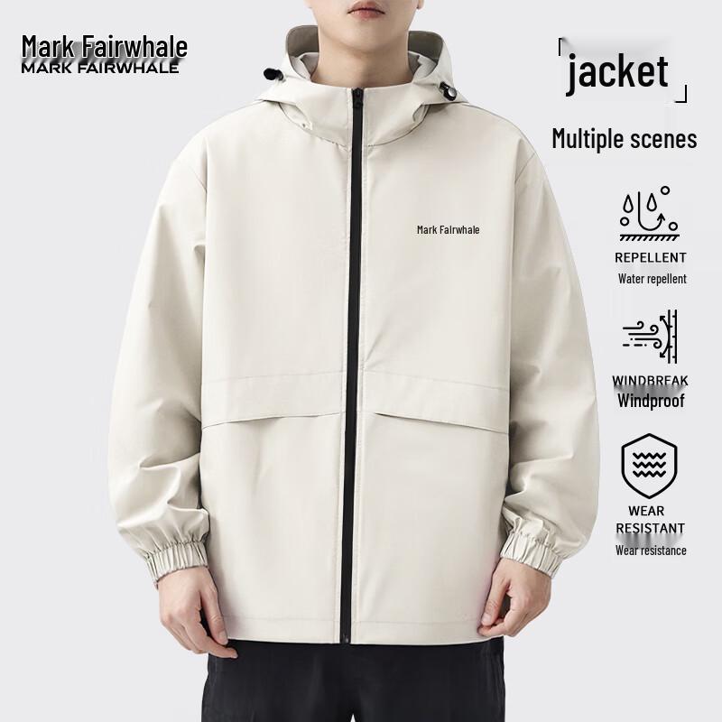 Mark Fairwhale Men s Breathable Casual Hooded Sweatshirt L