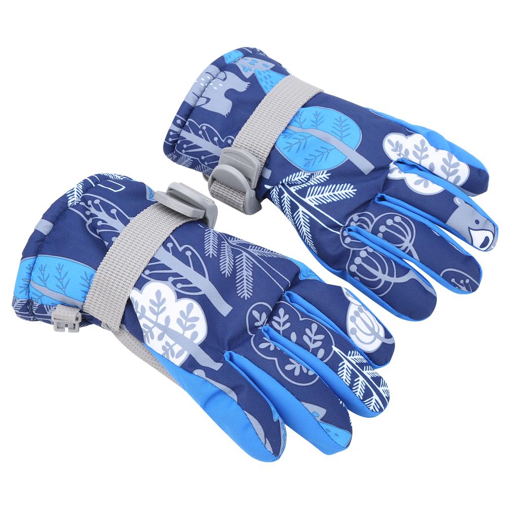 Winter Children Kids Ski Gloves Waterproof Thicken Warm Glove Windproof for Outdoor Sports