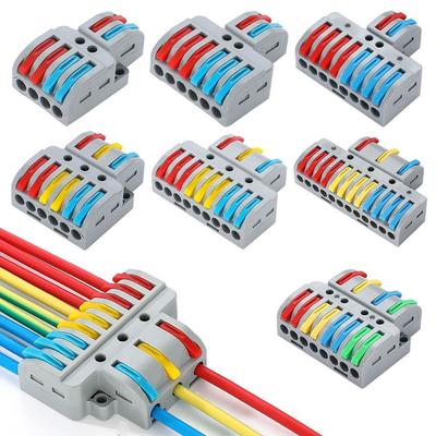 Wire Connector Quick Splitter Mini Splicing Universal Conductor Wiring Cable Terminal Block Electrical Connectors