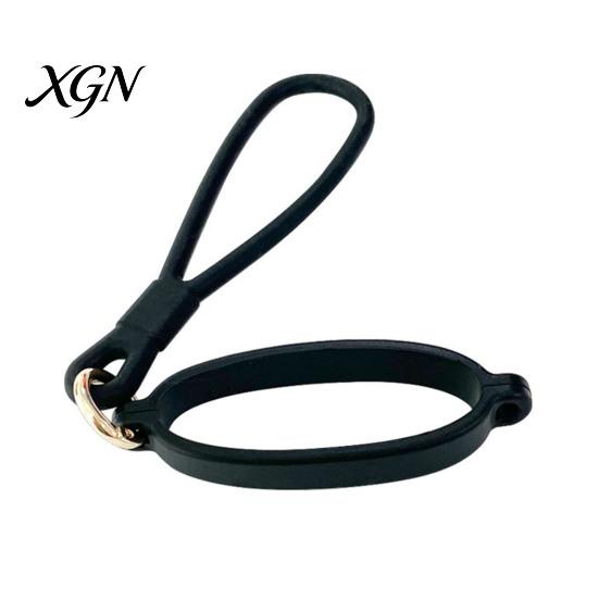 Flexible Silicone Wrist Loop Water Bottle Handle Strap, Universal Lanyard, Lightweight School Gadget Carrying Rope Portable Rubber Holder, Anti