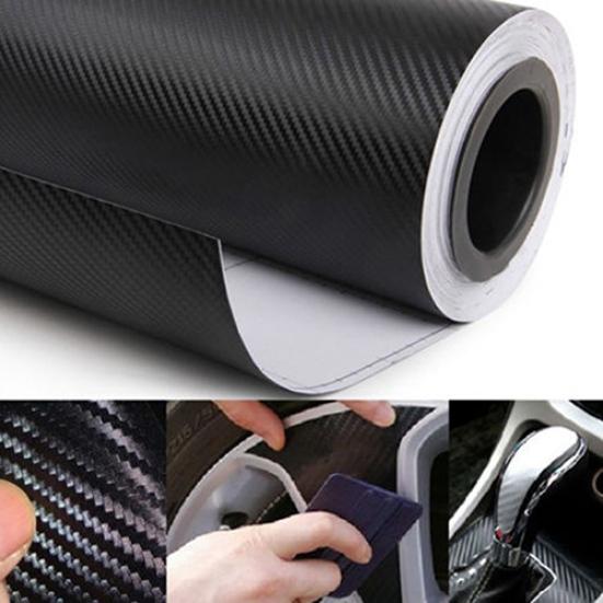 DIY selbstklebende Faser Vinyl 3D Carbon Aufkleber Auto Film Aufkleber Auto Dekoration
