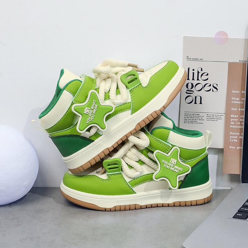 New same height-increasing muffin shoes Korean version of men's and women's autumn board shoes women's flat-soled fashion thick-soled 2025 casual wome
