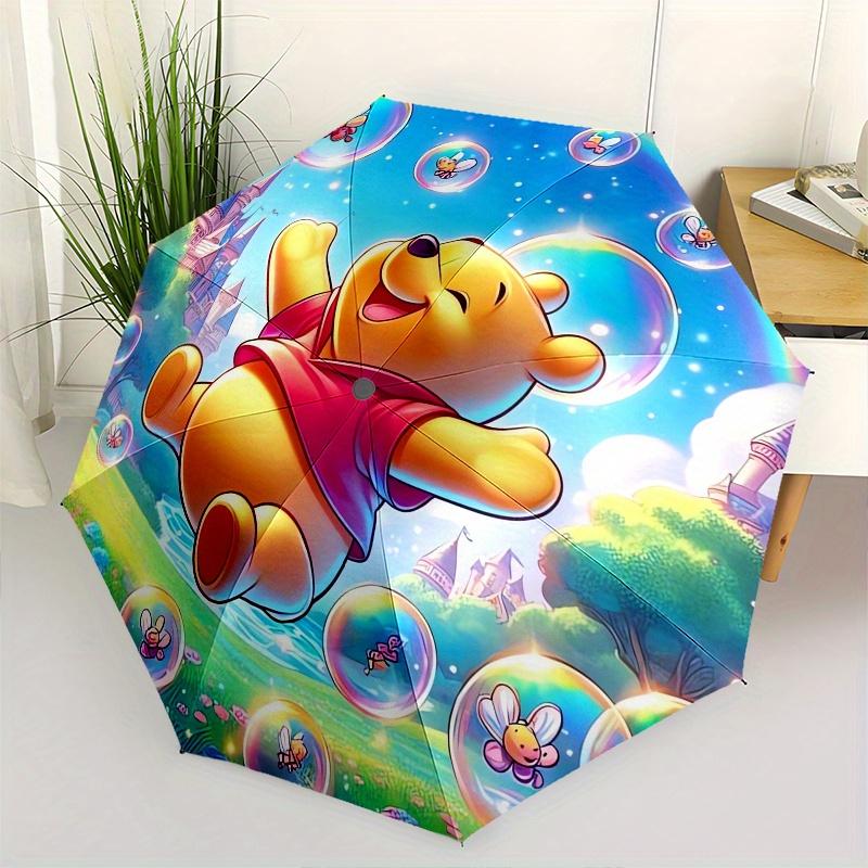 

Piglet,Bubble Land Themed folding umbrella, the best choice for gift giving, 8 ribs, casual, durable, lightweight and portable travel umbrel