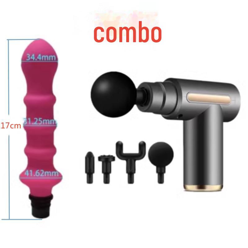 Multi-Function Massage Gun Adapter Kit with Silicone Heads for Adults