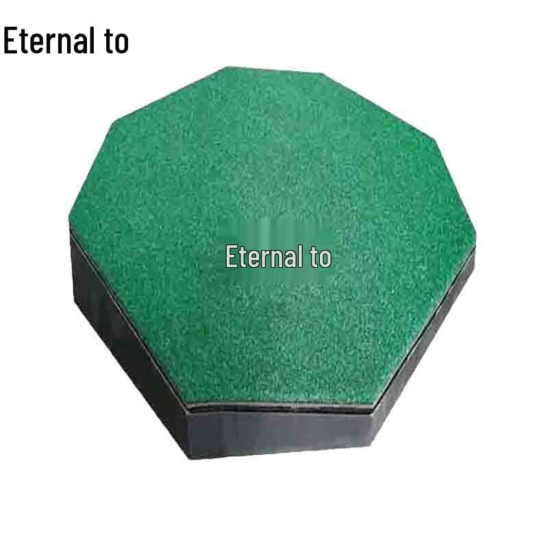 Yongzhi Golf Octagonal Practice Mat with Adjustable Slope