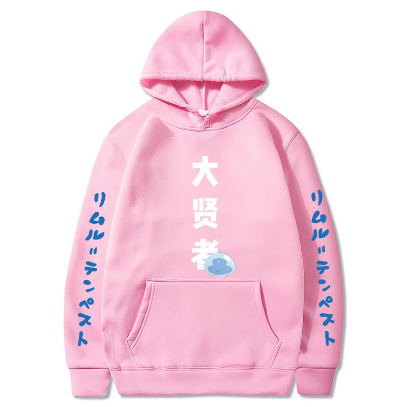 Sudadera con capucha Anime Tensei Shitara Slime Datta Ken Rimuru Tvempest Oversized Hip Hop Harajuku Sudadera Casual Streetwear Jersey