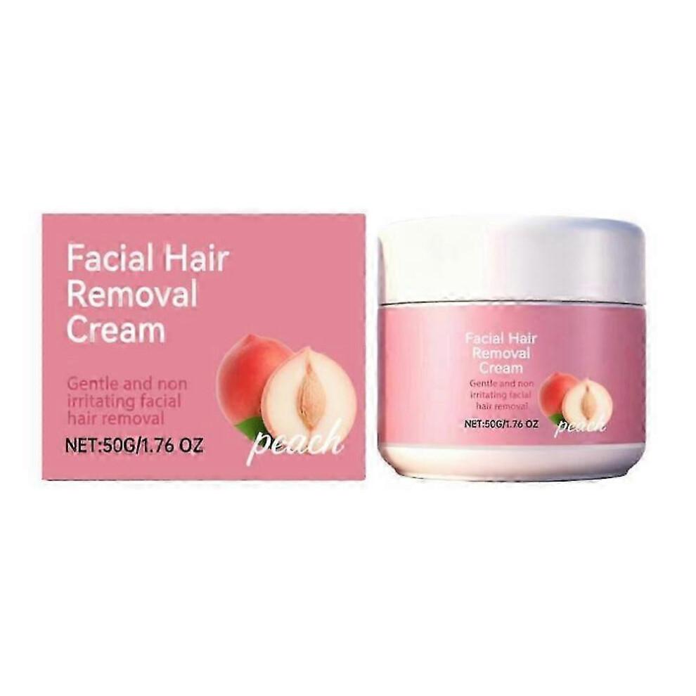 (1pc)1-3x Gentle Facial Hair Removal Cream for Women 50g Non-Irritating Hair Removal Cream for All Skin Types