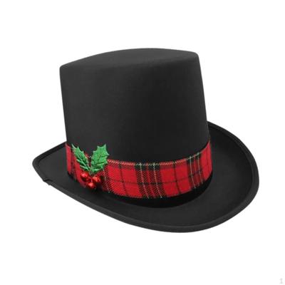 Christmas Top Hat Festive Headgear Costume Accessories for Carnival Role Playing