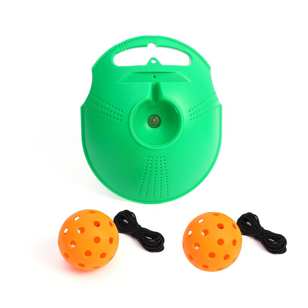Peak Ball Single Trainer with 40 Holes High Elastic PE Hole Ball Beginners Practice Pickleball Set.