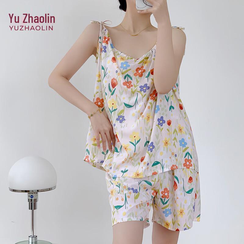 YUZHAOLIN Women s Summer Camisole & Shorts Pajama Set One Size