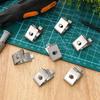 50Pcs Stainless Steel Shelf Clips Metal Supports Versatile Application for Homes Offices Stores Metal Shelf Clip