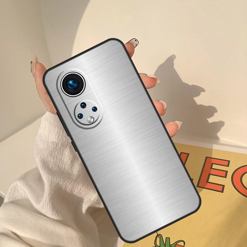 Brushed Metal Texture Steel Print Case For Honor Magic 8 Pro 7 6 5 Lite Cover For Honor 200 400 50 70 90 X8a X8b X9a X9b X9c