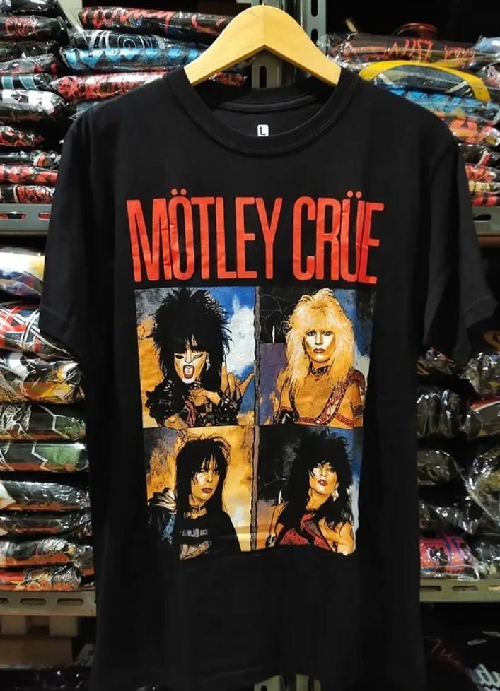 Tshirt MOTLEY CRUE SHOUT AT THE DEVIL COTTON TEE REPRINT All Size S-5XL S