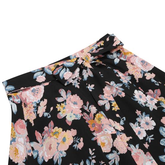 Women Skirt Fit A-Line Style High Midi Mid-calf Skirt Work Leisure
