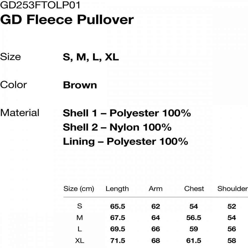 Thisisneverthat Gd Fleece Pullover Gd253ftolp01