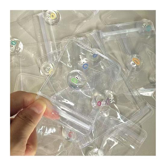 10Pcs Mini Cartoon Expression Stress Ball Anxiety Relief Clear Ball Squeeze Toy A