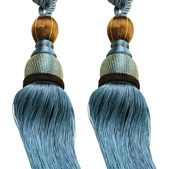 

1 пара европейских подвесных шаров с кисточками, бахромой, занавесками, веревкой, оконными шторами, декором