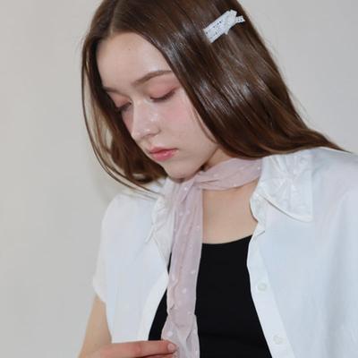 Adorntie Soft Dot Scarf (pink)