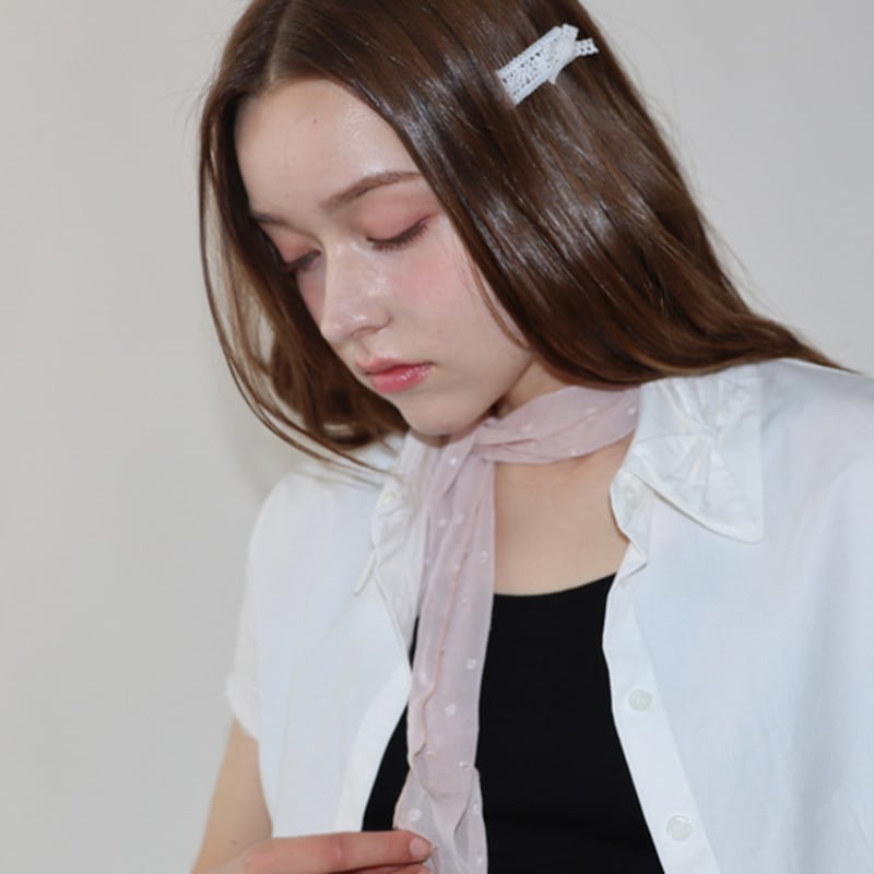 

adorntie Soft Dot Scarf (pink) pink