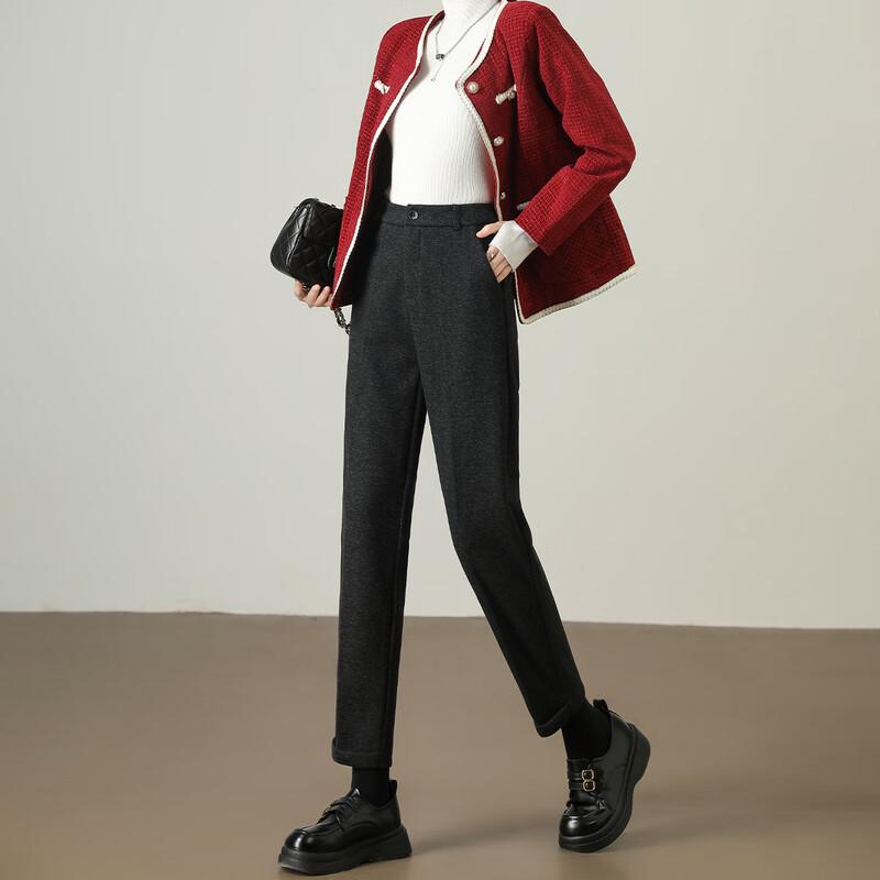 Kobel Women's Autumn/Winter Thickened Tapered Commuter Suit Trousers