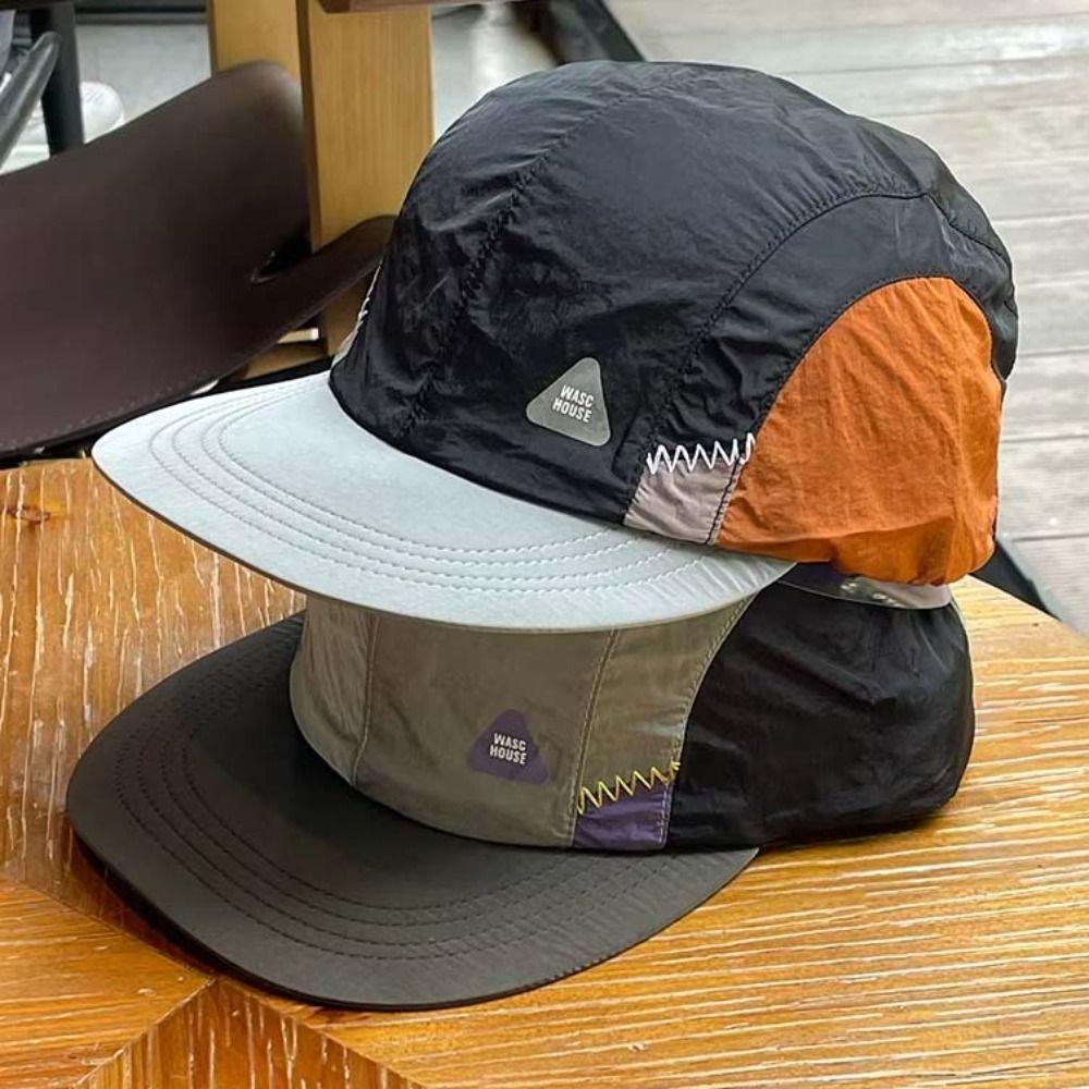 Color Matching Quick-drying Hat Flat-brimmed Sun Protection Caps Baseball Cap  Camping Leisure