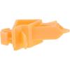 10Pcs Car Wheelarch Mould Trim Flare Pane Clips 75397-60031 Compatible Prado 120 2002-2009 Orange Plastic Auto Fastener Clips