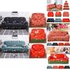 Elegant Christmas Printing Sofa Covers High Elasticity Soft Stretching Slipcover Decor
