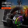 RGB Gaming Headset with 7.1 Surround Sound and Bass - Wired USB for PC