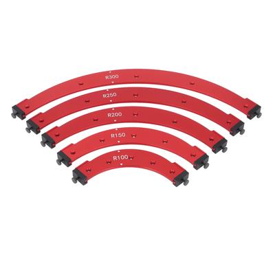 Ecken-Schablone Set R100 300 Aluminiumlegierung Abrundungs-Schablonen für Holzbearbeitung