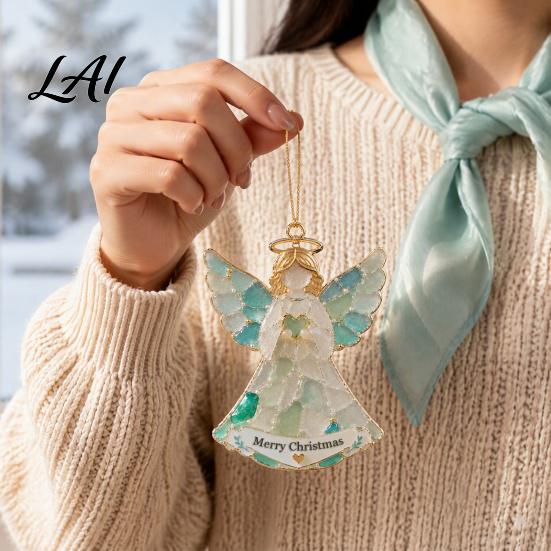 Ornament for Holiday Decor Acrylic Christmas Ornament 2D Flat Snowman Heart Star Hanging Pendant Animal Decorations Xmas Tree Home Party Decor,