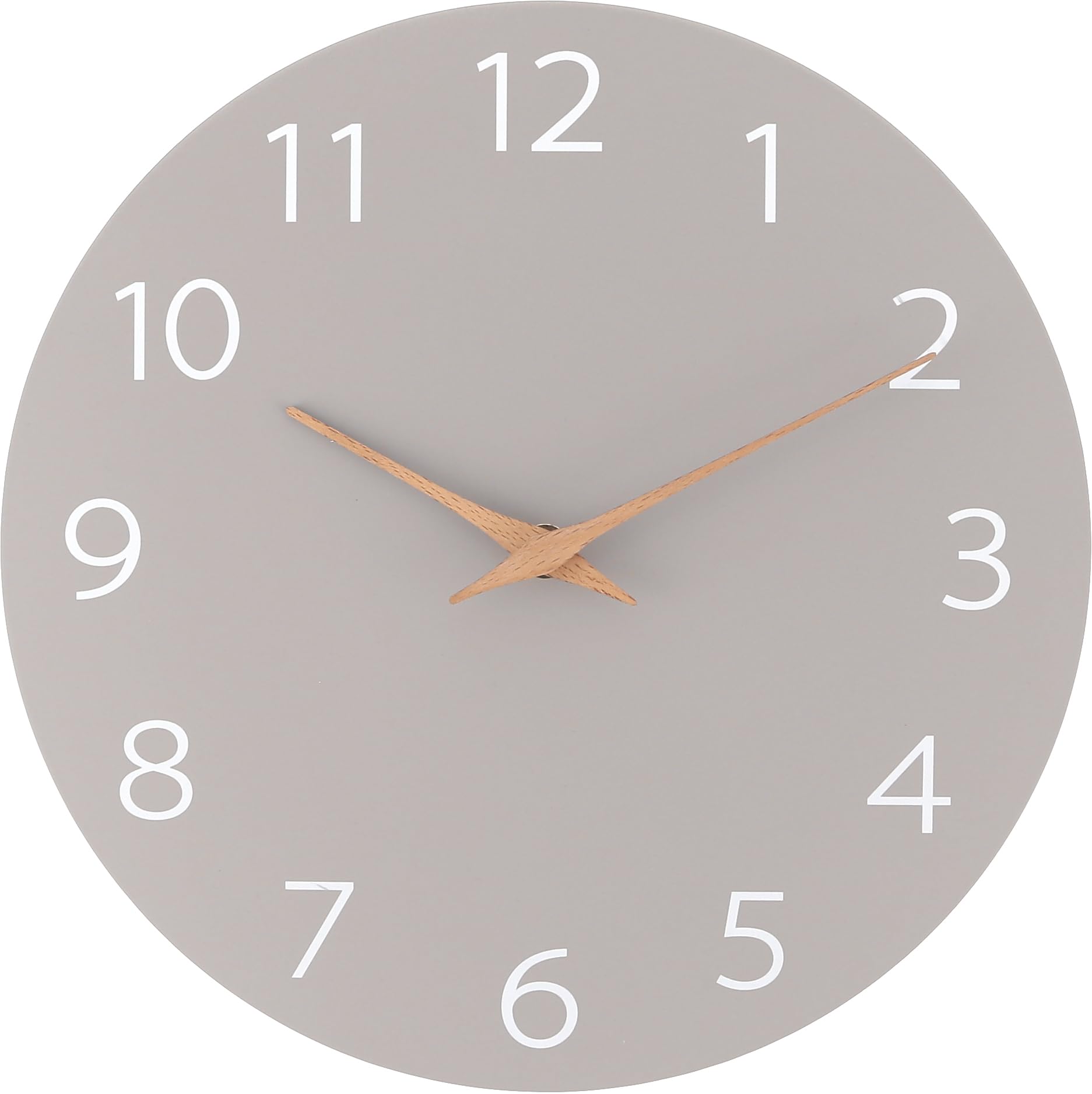 

Fuji Boeki Тихие настенные часы Скандинавский интерьер Диаметр 28 см mokumo Ширина 28 x Глубина x Высота 28 см Серый 42116 3.5 серый